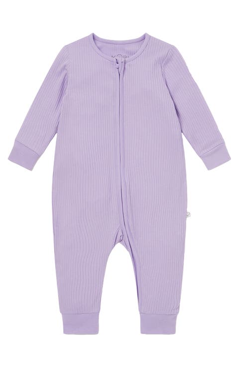 Ribbed Two Way Zip-Up Sleepsuit (Baby)