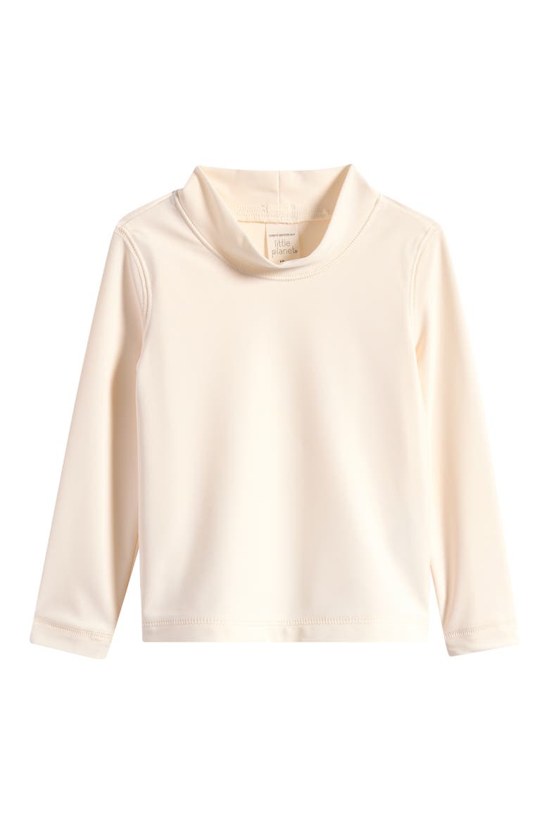Mock Neck Rashguard Top, Main, color, WHITE