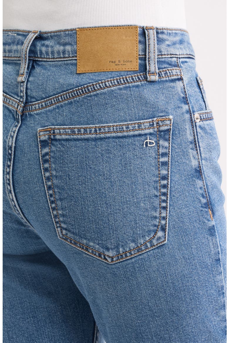 Featherweight Wren Mid Rise Ankle Slim Jeans, Alternate, color, RIVER
