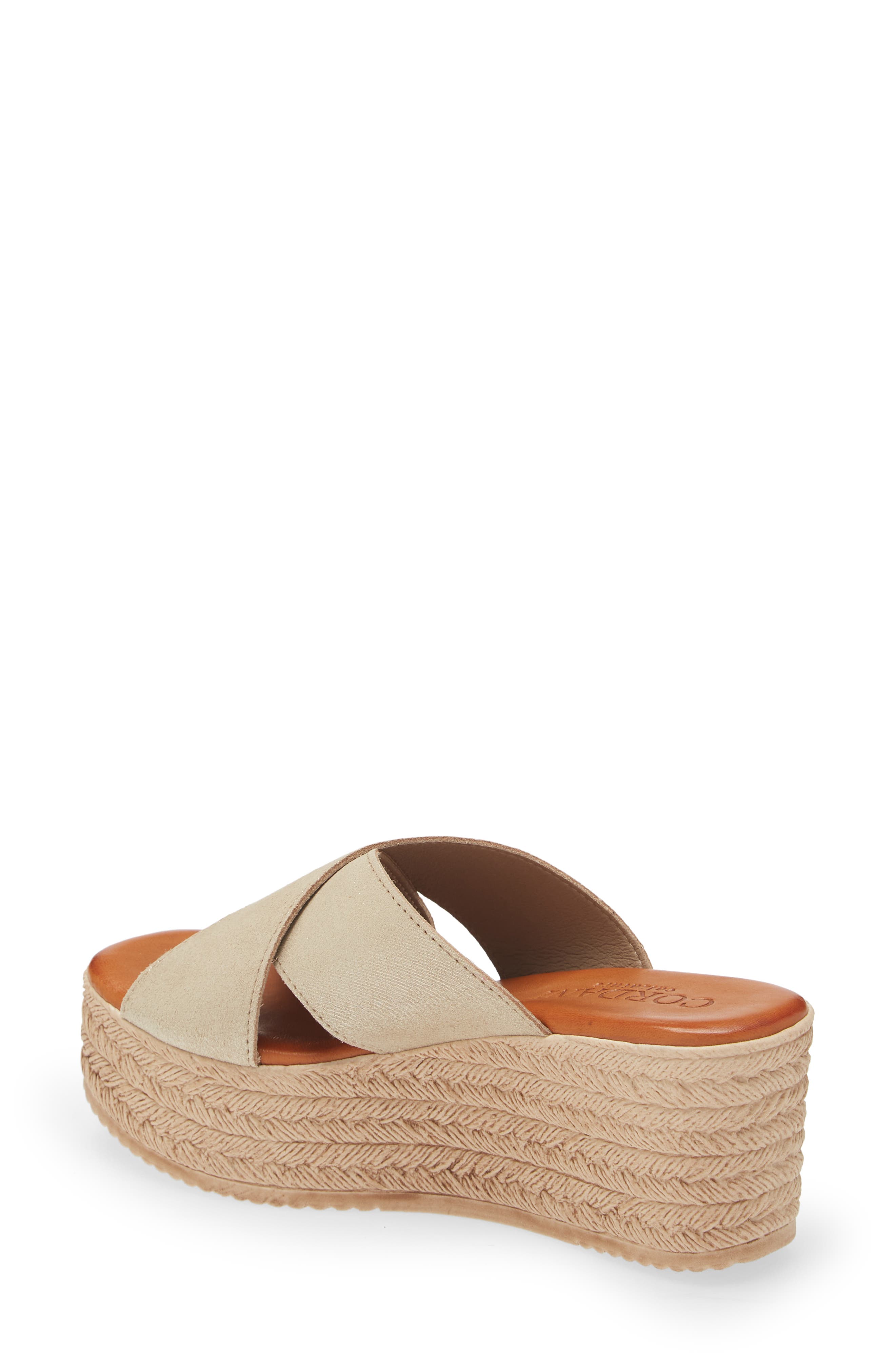 Bella Espadrille Wedge Sandal, Alternate, color, SOFT GOLD SUEDE