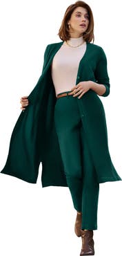 Jessica London Fine Gauge Duster Cardigan