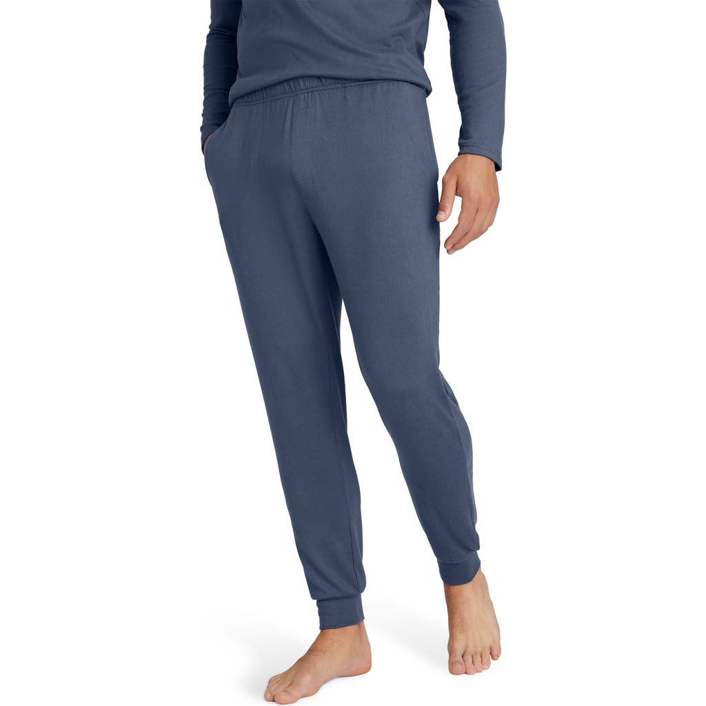 Tommy John Cozy Pajama Joggers In Blue