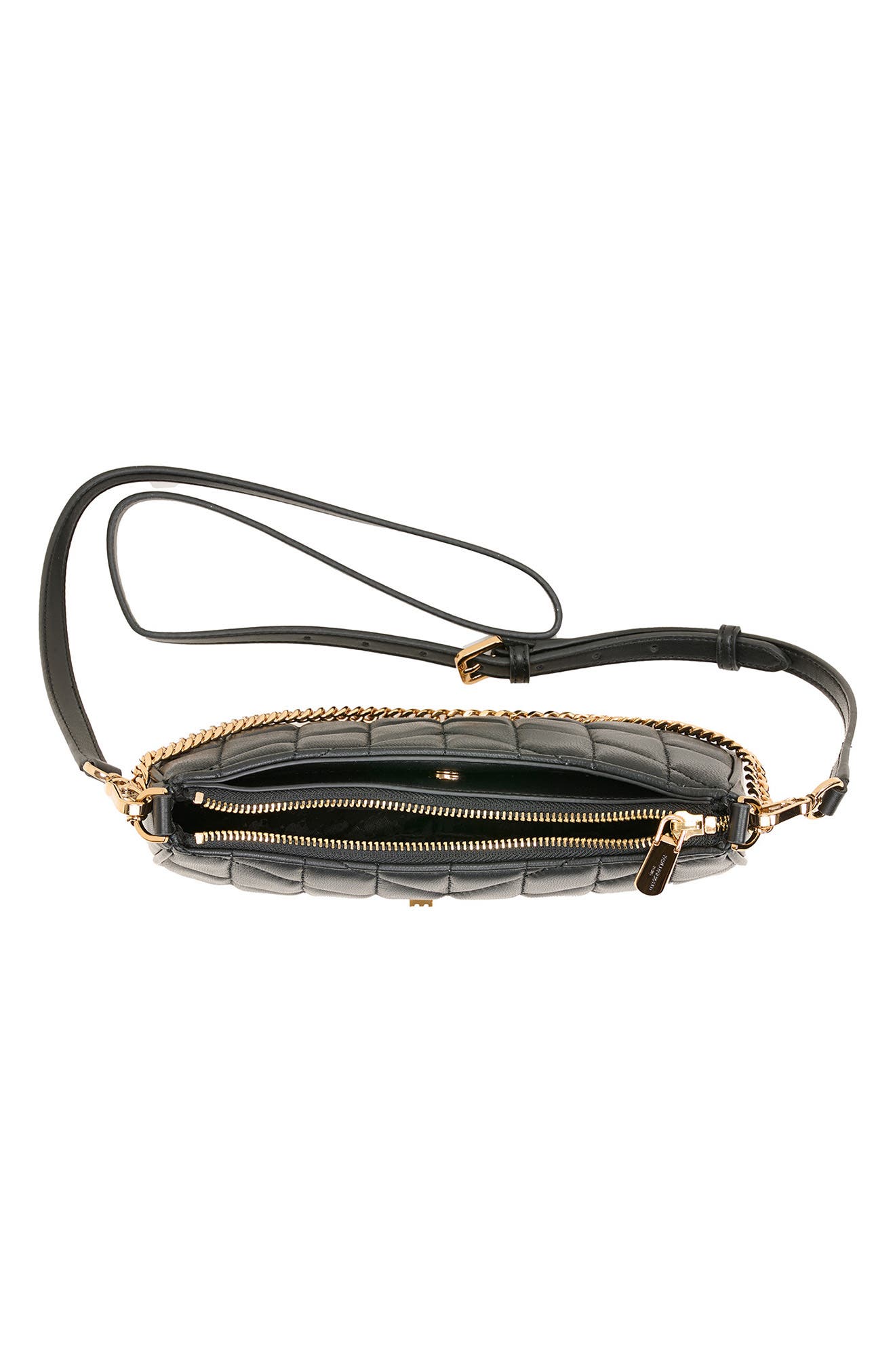 Lafayette Demi Bag, Alternate, color, BLACK/ GOLD