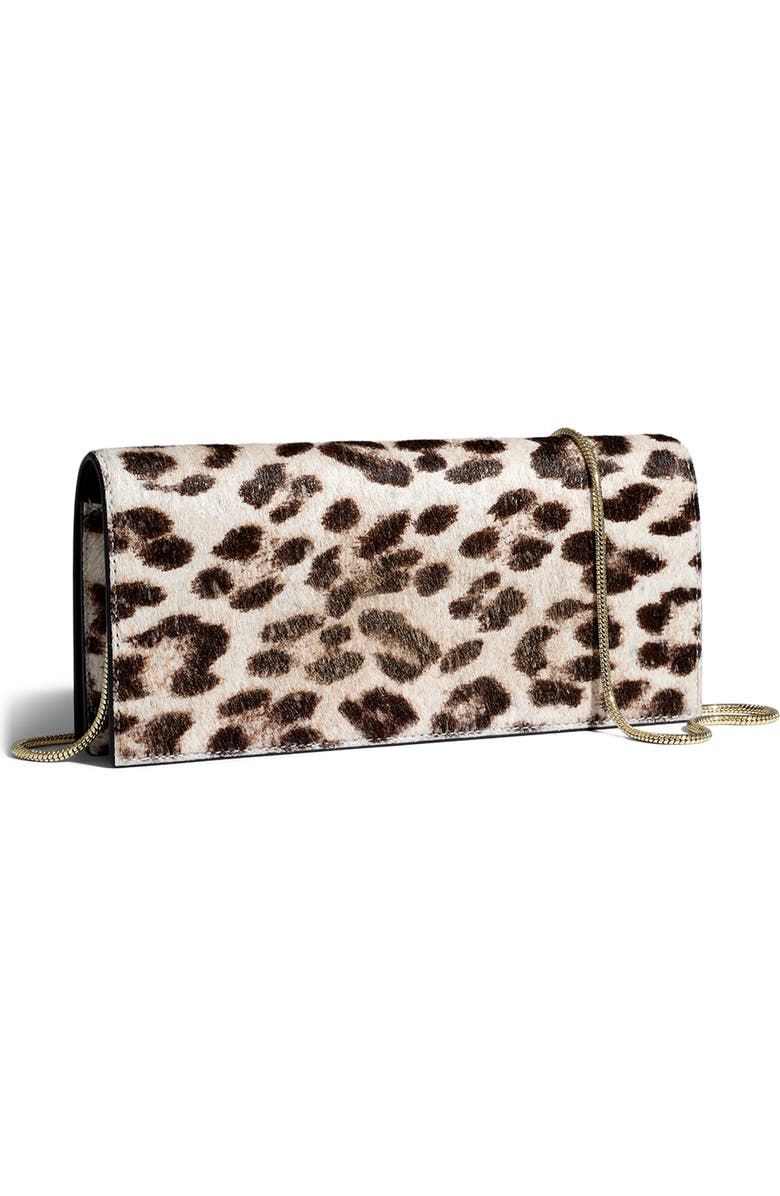 Alexis Bittar TWST GD HNDL CLTCH, Alternate, color, Metallic Leopard