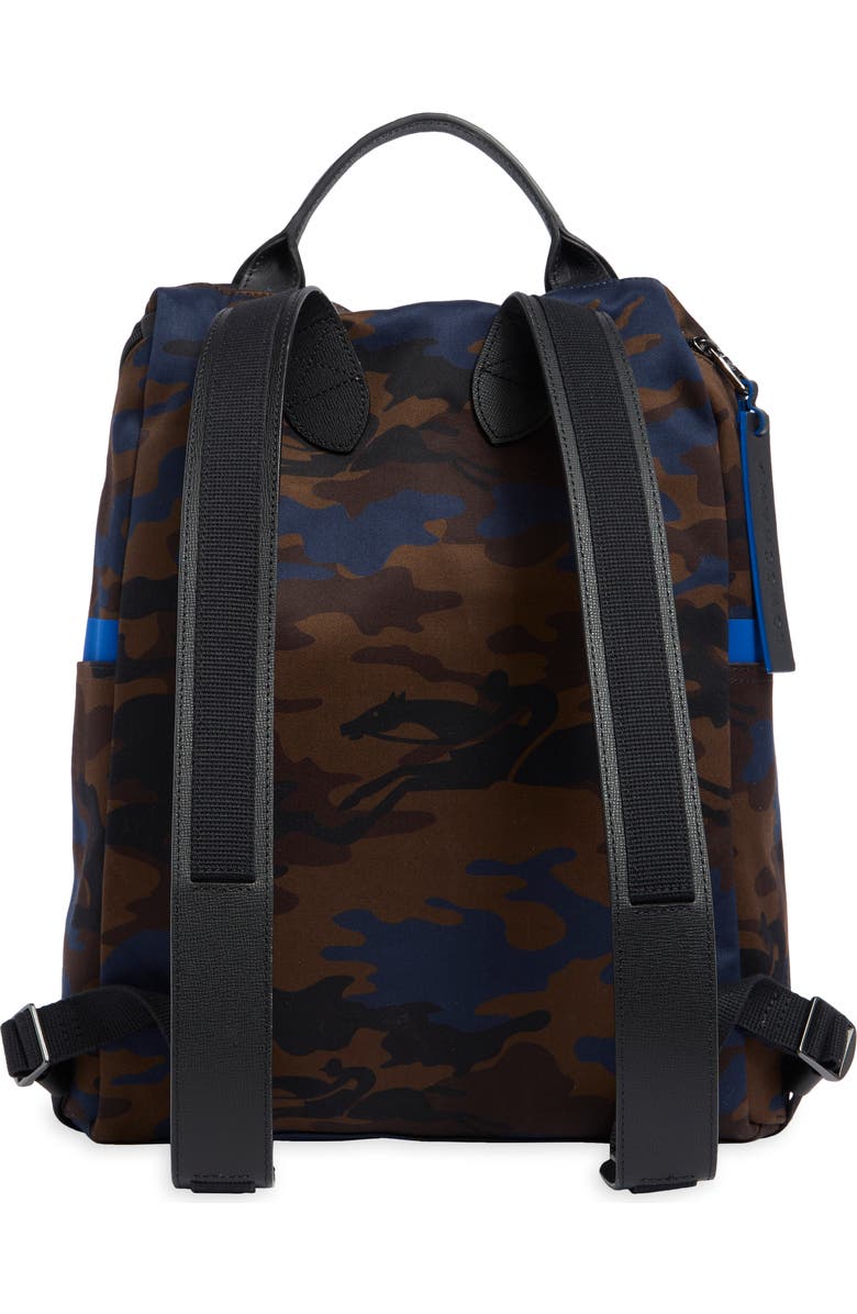 Longchamp GBN Camo Backpack, Alternate, color, Navy
