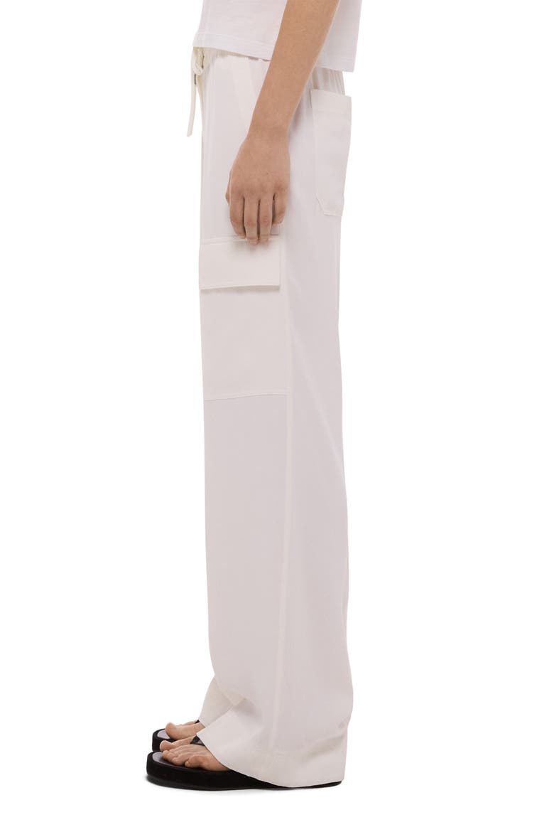 Woven Cargo Pants, Alternate, color, IVORY