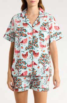 Printfresh Organic Cotton Poplin Short Sleeve Pajamas