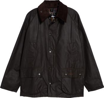 ジャケット・アウター Barbour BEDALE WAXED COTTON Black 38 Barbour Bedale Wax Jacket Black