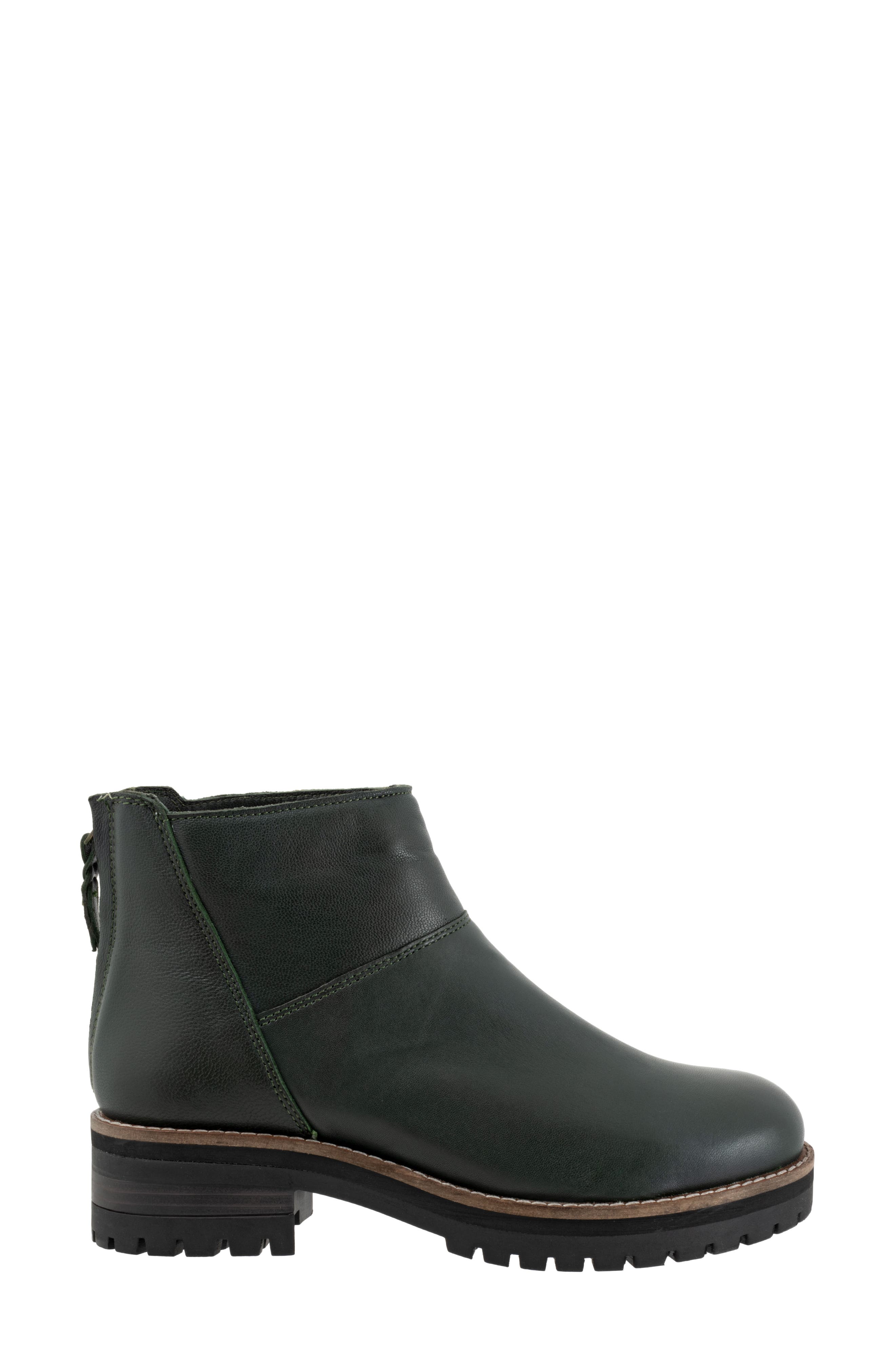 SoftWalk<sup>®</sup> Elmhurst Bootie, Alternate, color, Dark Green