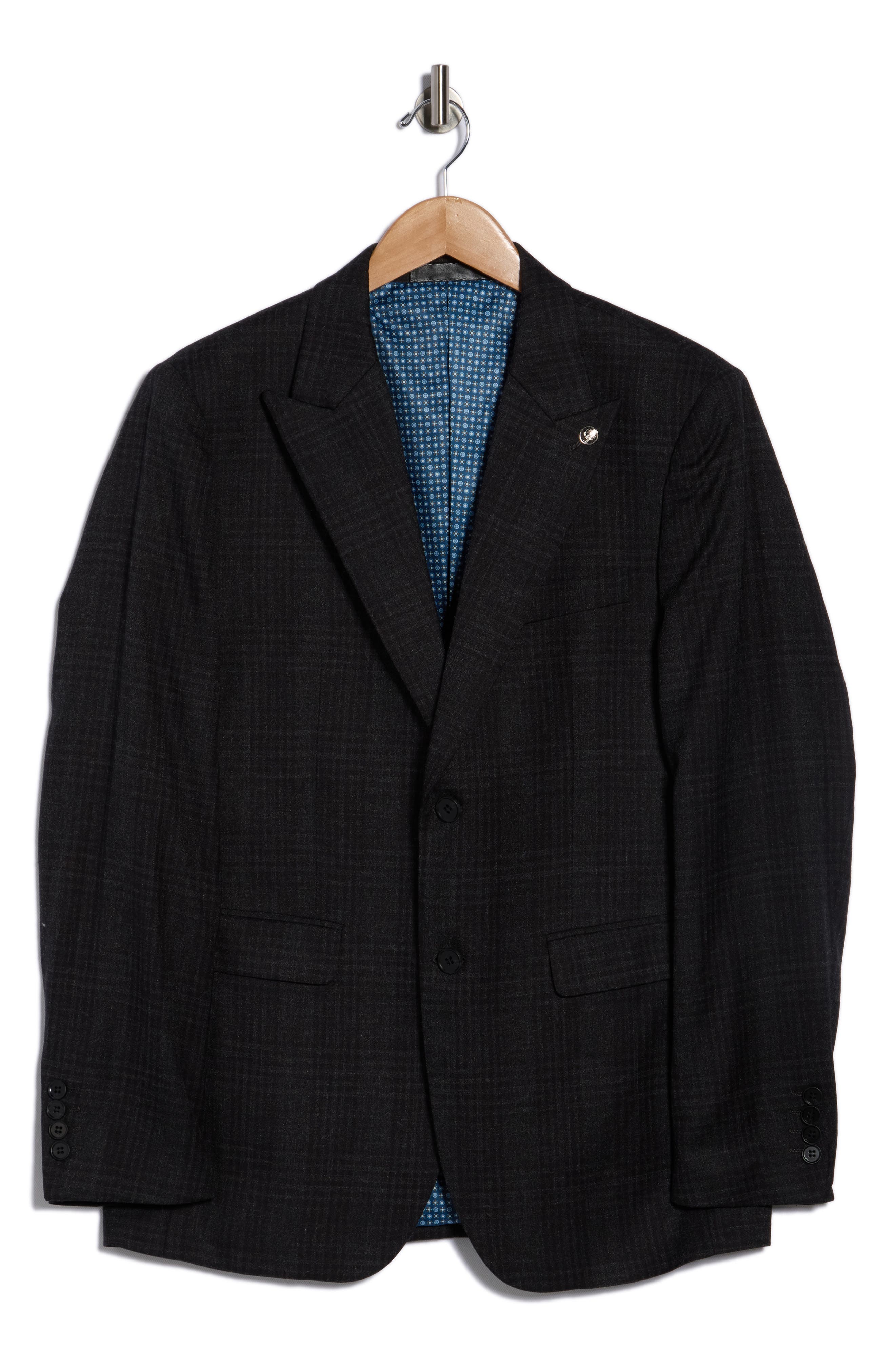 T.R. PREMIUM Slim Fit Solid Stretch Sport Coat