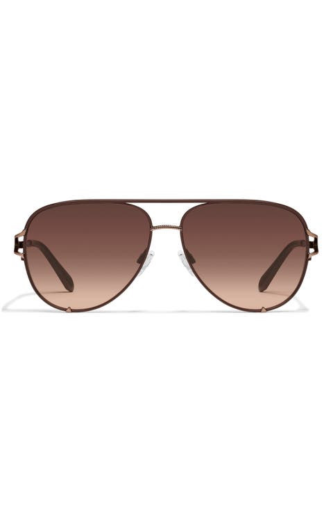 High Key Twist 60mm Gradient Aviator Sunglasses