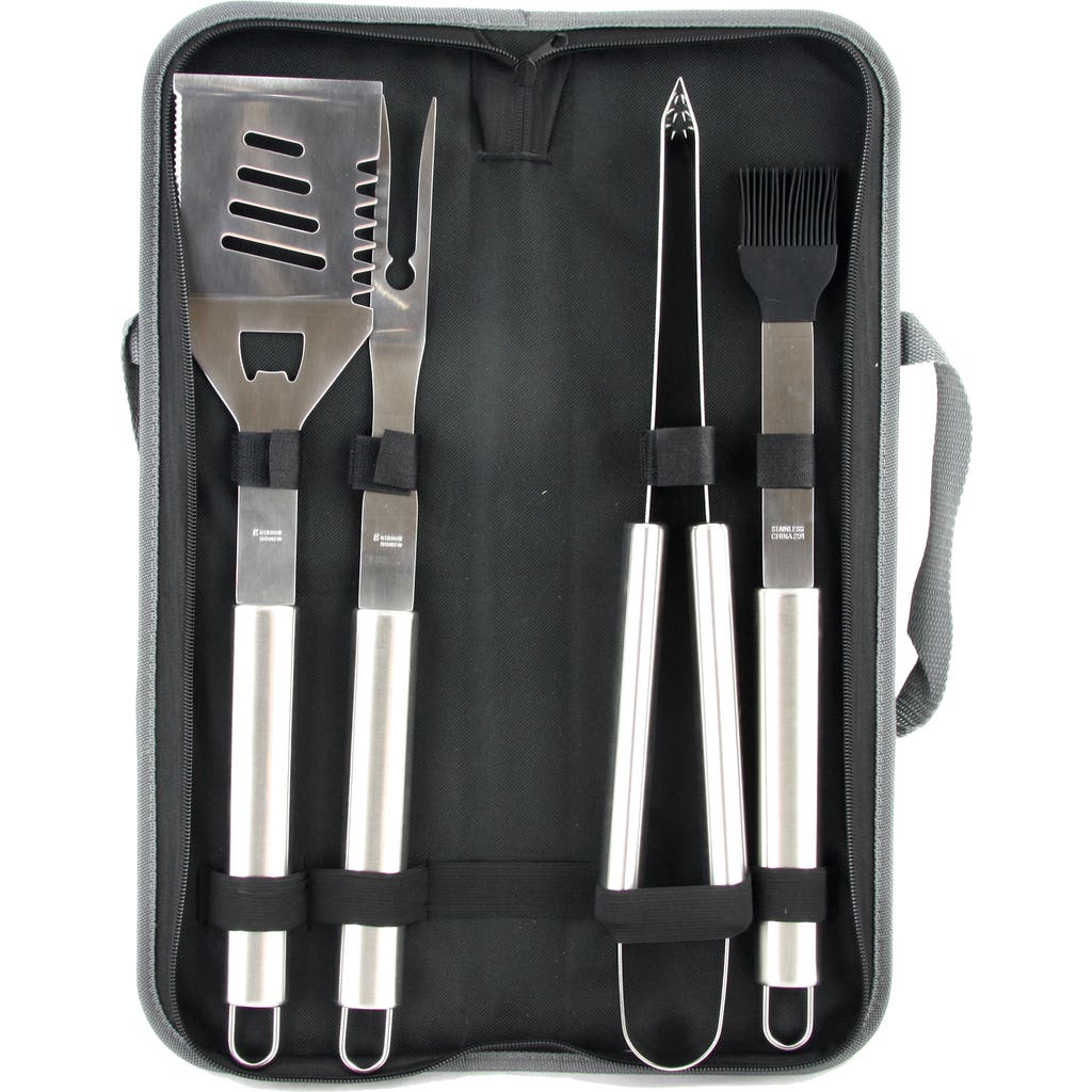 Gibson Grill Basics 5 Piece Grill Basics Bbq Set In Silver