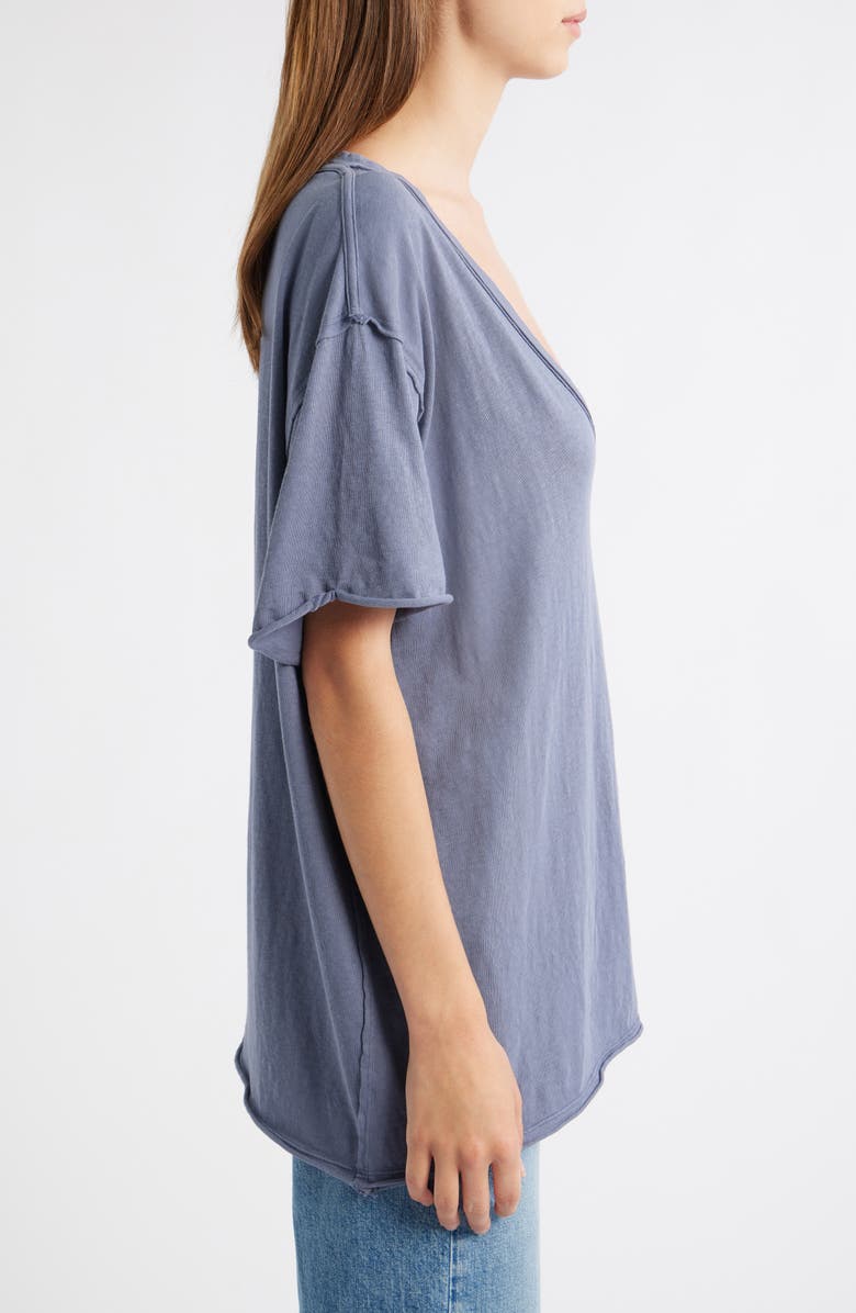 Free People Nina V-Neck Cotton T-Shirt, Alternate, color, Big Dipper