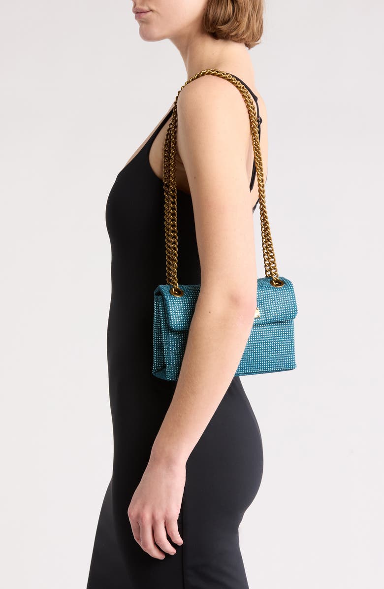 Kurt Geiger London Brixton Mini Plate Rhinestone Crossbody Bag, Alternate, color,