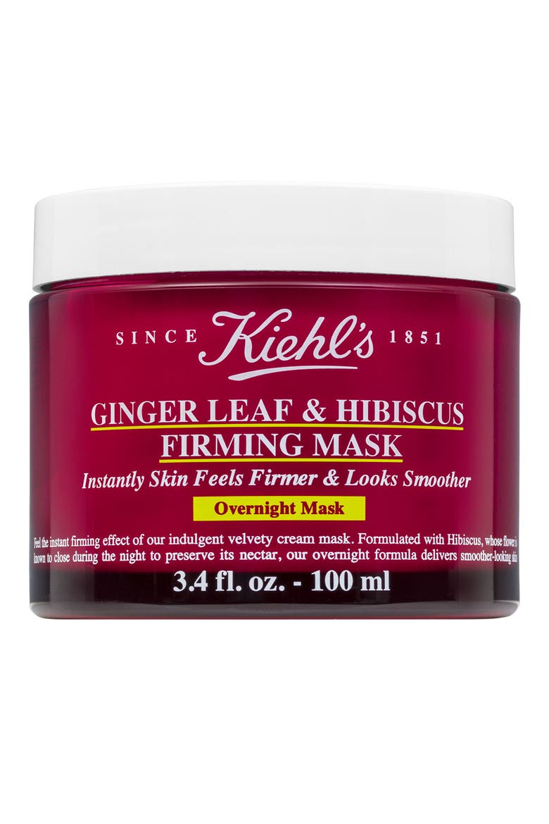 Ginger Leaf & Hibiscus Firming Mask, Main, color, NO COLOR