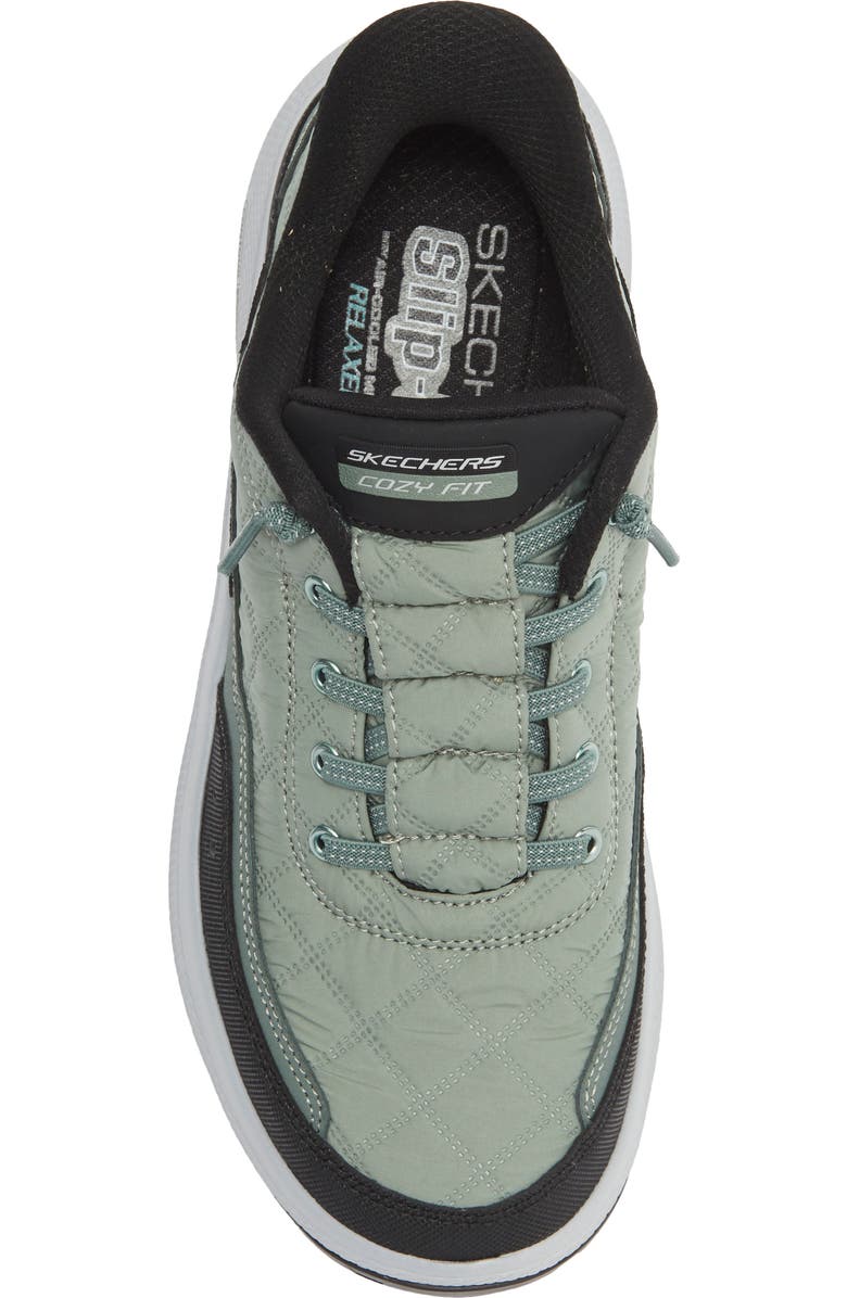 SKECHERS Slip-Ins<sup>®</sup> Relaxed Fit<sup>®</sup> Sneaker, Alternate, color, Olive/ Black