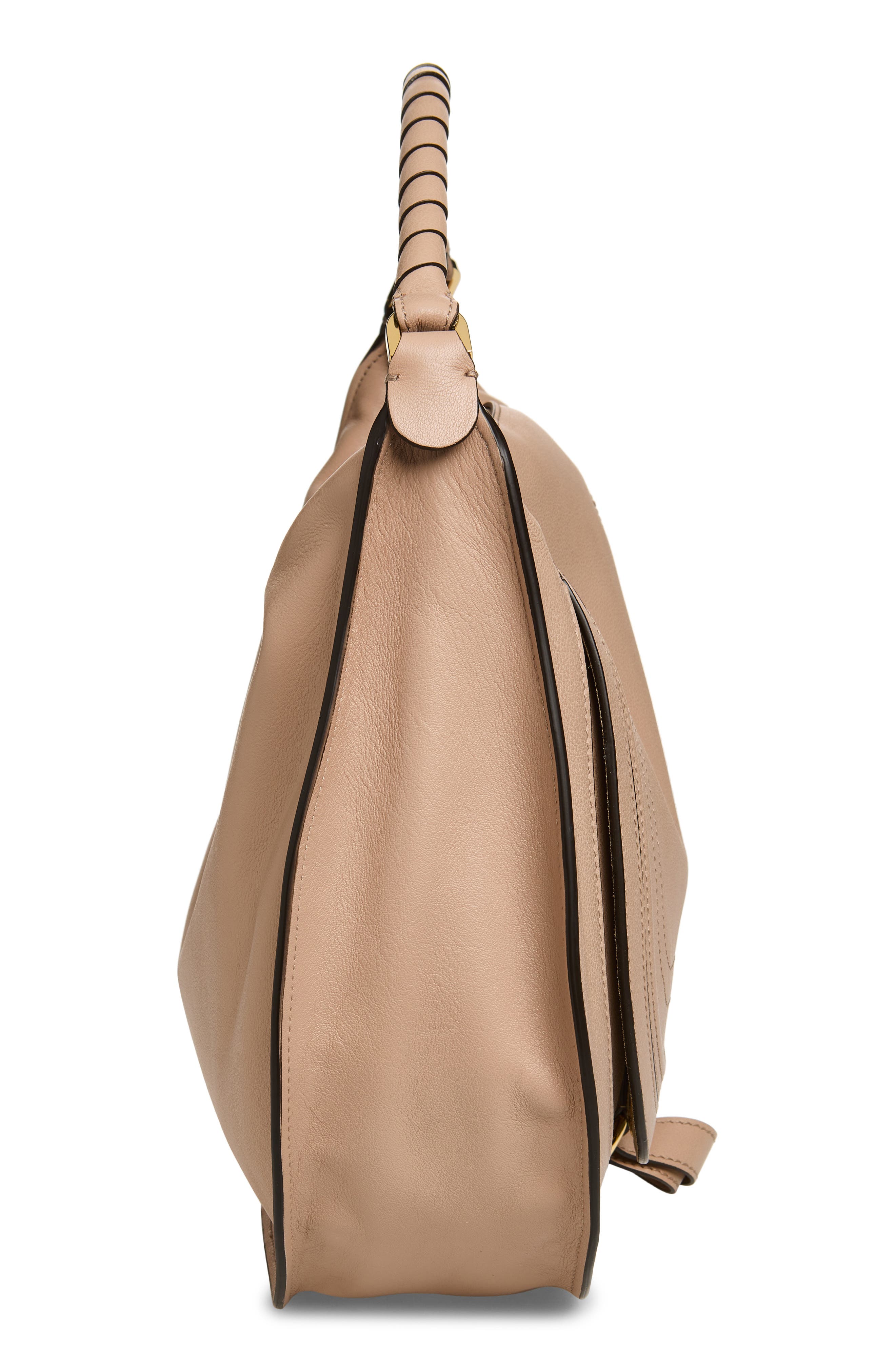 Chloé Medium Marcie Suede Shoulder Bag, Alternate, color, Woodsmoke