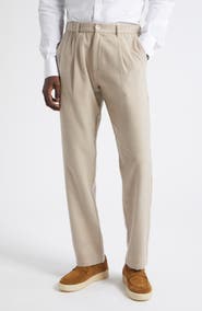 Herno Pleated Melange Drawstring Pants