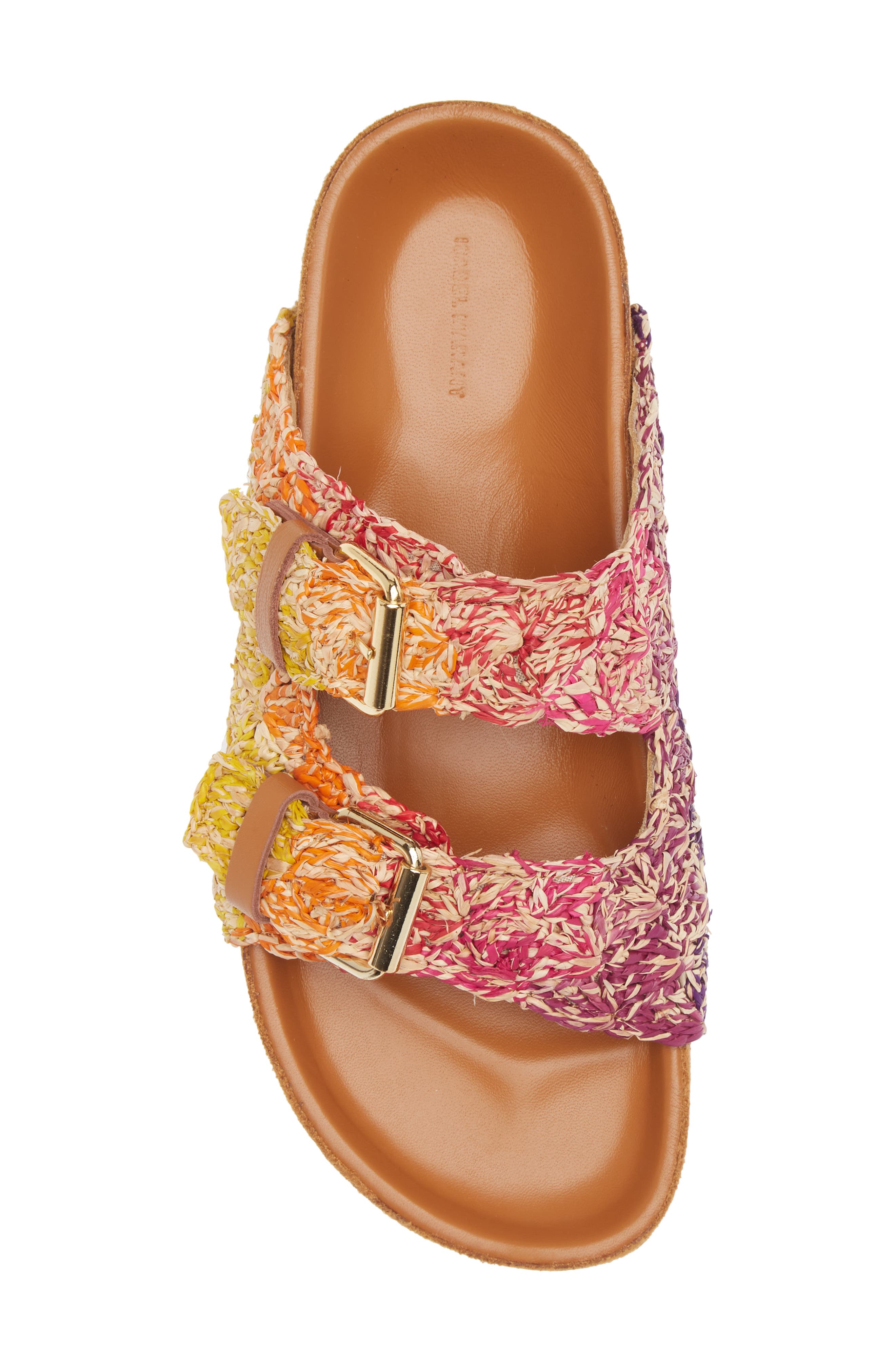 Isabel Marant Lennyo Macramé Slide Sandal, Alternate, color, 