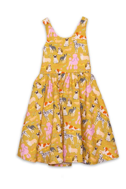 Girls Cross Back Woven Dress (Toddler & Little Kid)