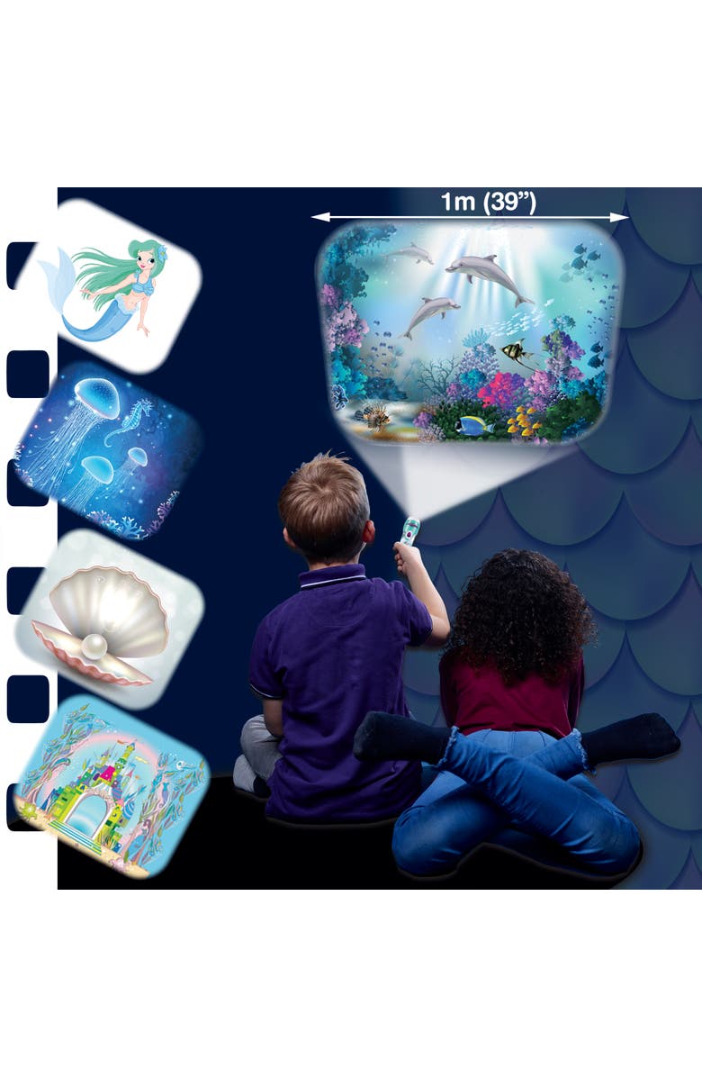 Brainstorm Toys Mermaid Torch & Projector, Ages 3+, Alternate, color, Multicolored