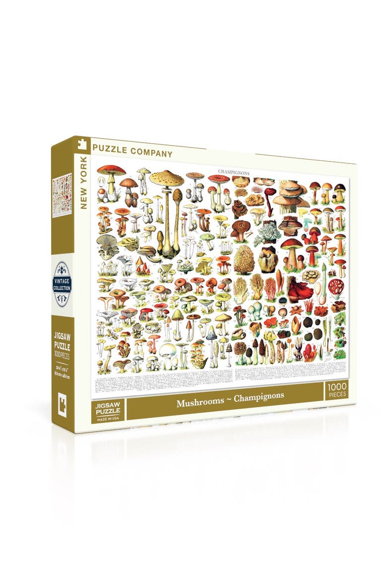 Mushrooms ~ Champignons 1000 Piece Puzzle, Alternate, color, No Color