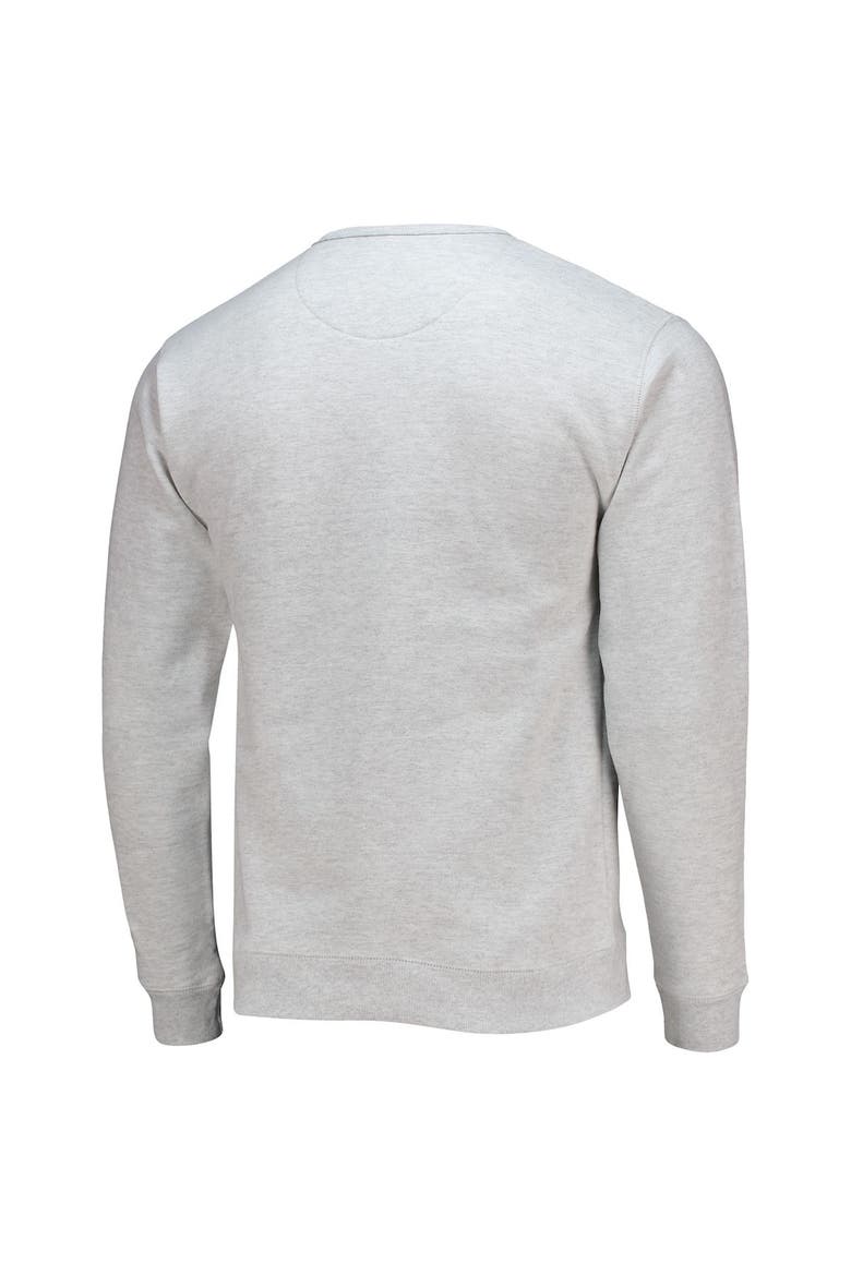 Men's League Collegiate Wear Heathered Gray Cornell Big Red Upperclassman Pocket Pullover Sweatshirt, Alternate, color, Heather Gray