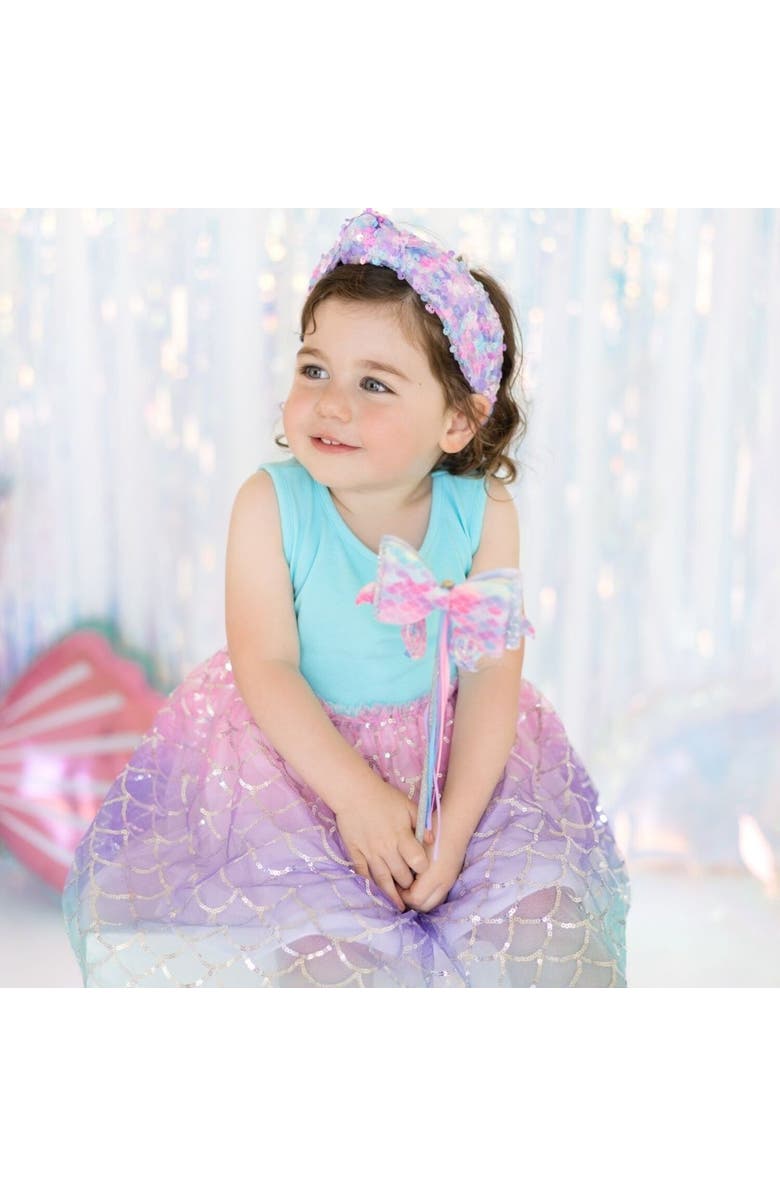 Sweet Wink Sparkling Mermaid Tank Tutu Dress, Alternate, color, Multicolor