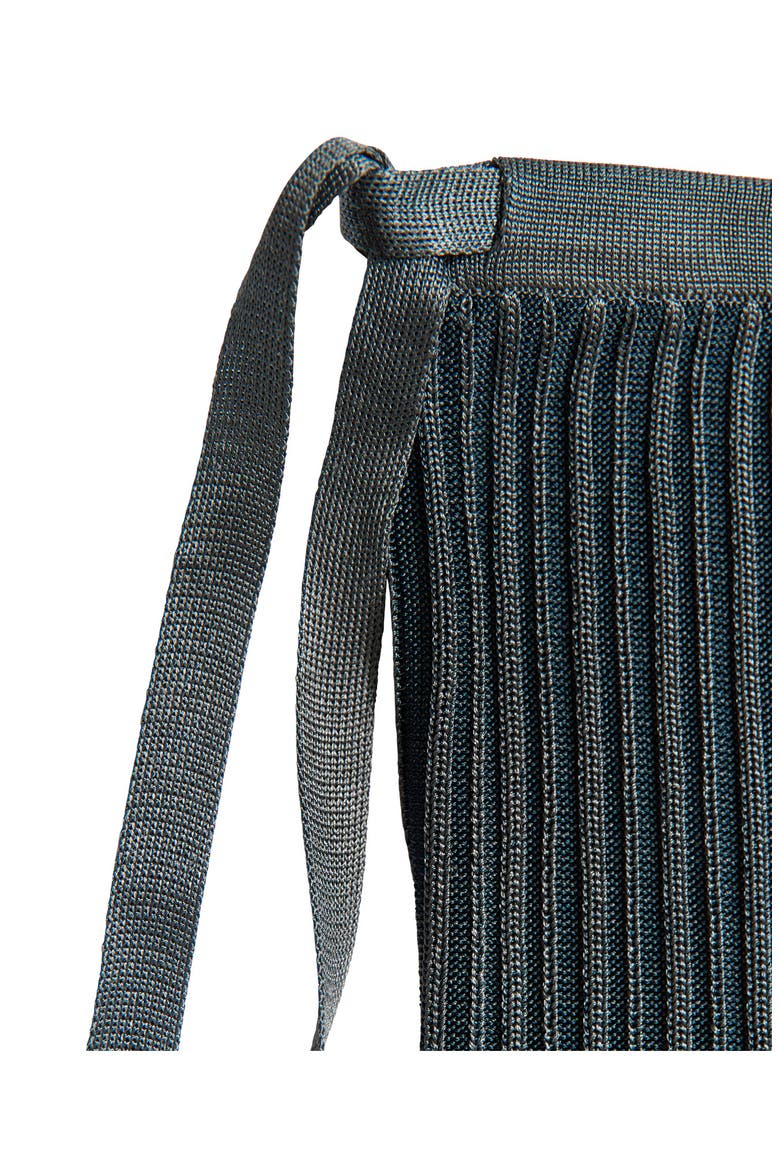 Ribbed Flare Leg Pants, Alternate, color, DARK BLUE