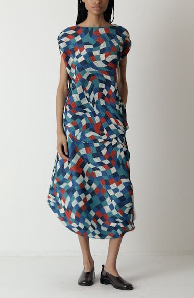 【美品】PLEATS PLEASE ISSEY MIYAKE 26SSスカート Pleats Please Issey Miyake Dancing Square Pleated Midi Skirt
