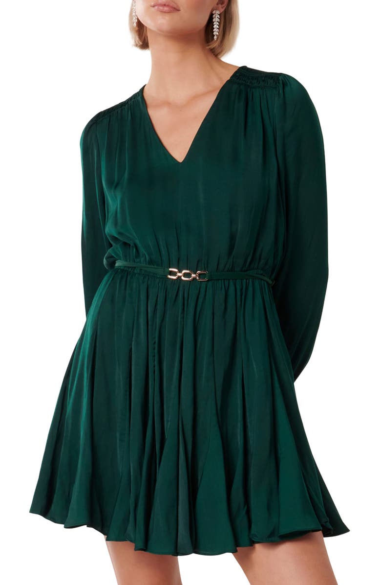 Ever New Martina Godet Long Sleeve Minidress | Nordstromrack