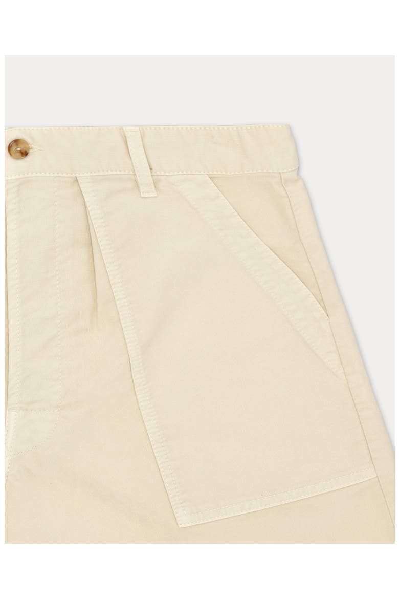 Colonel Cotton Bermuda shorts, Alternate, color, Ecru
