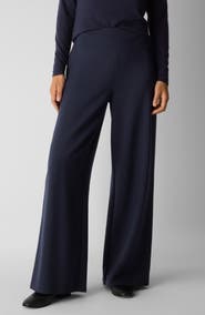 Eileen Fisher High Waist Wide Leg Pants