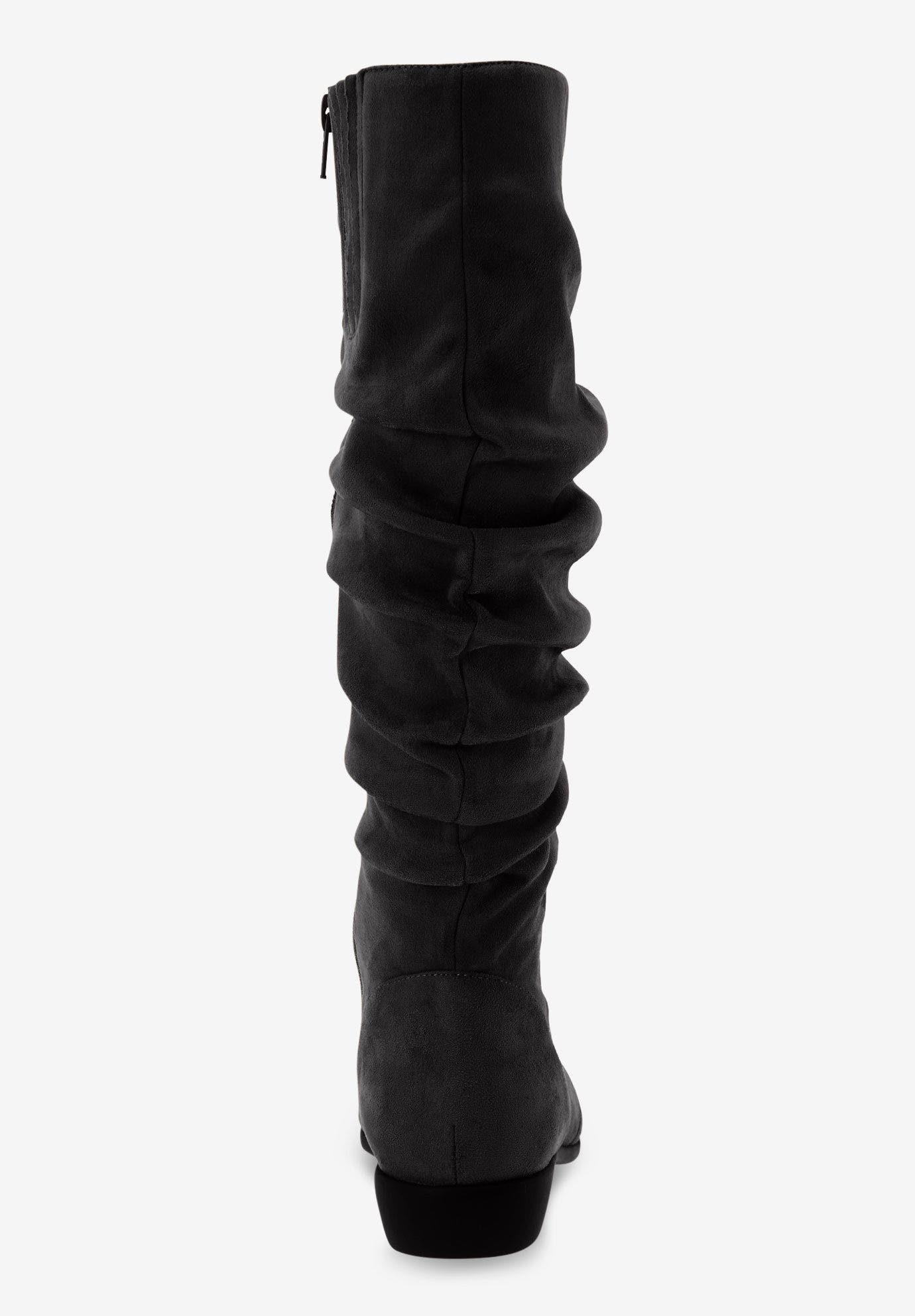 Comfortview The Shelly Tall Wide Calf Boot, Alternate, color, Black