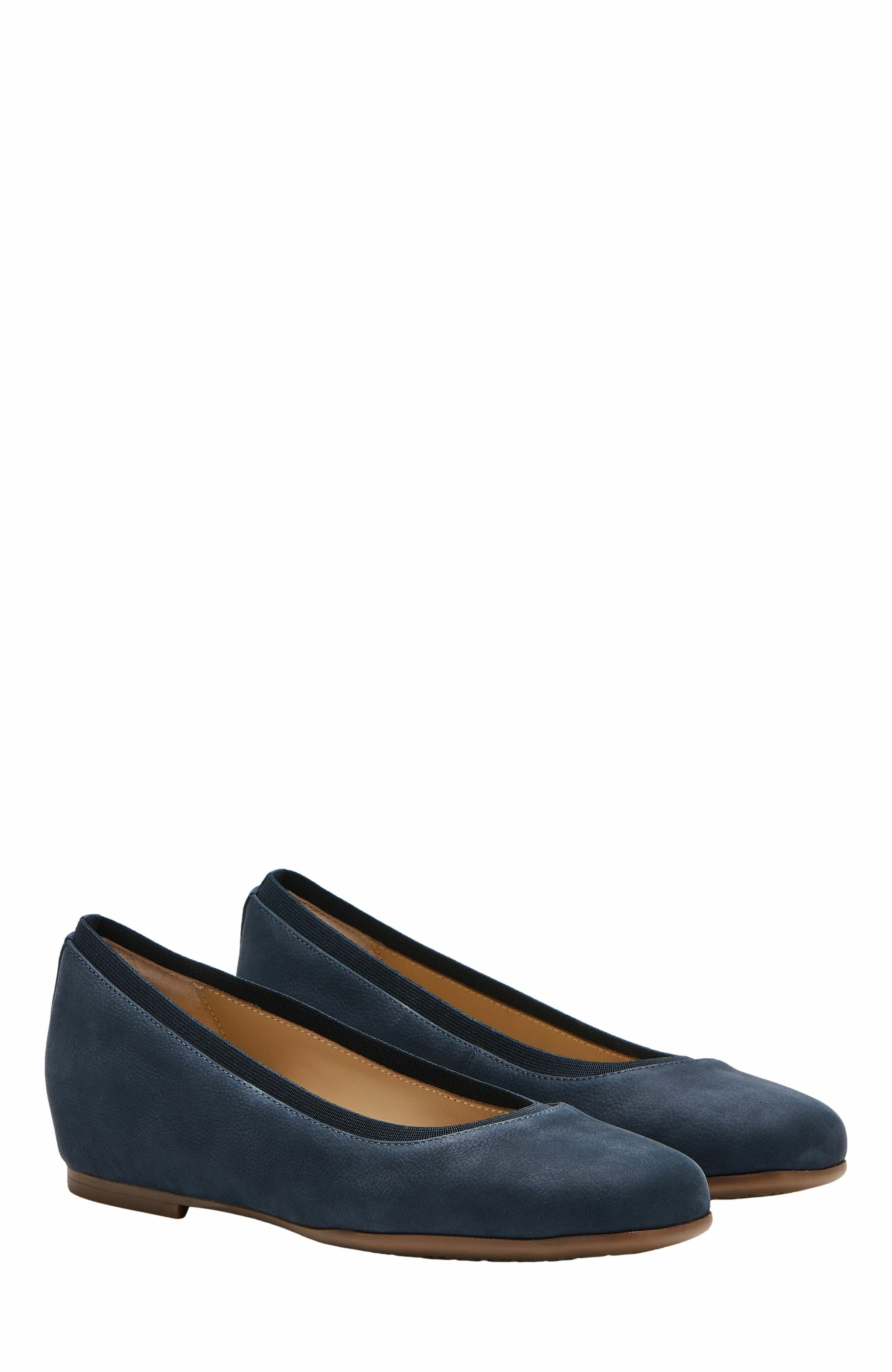 Cadence Ballet Flat, Alternate, color, Navy - Regular