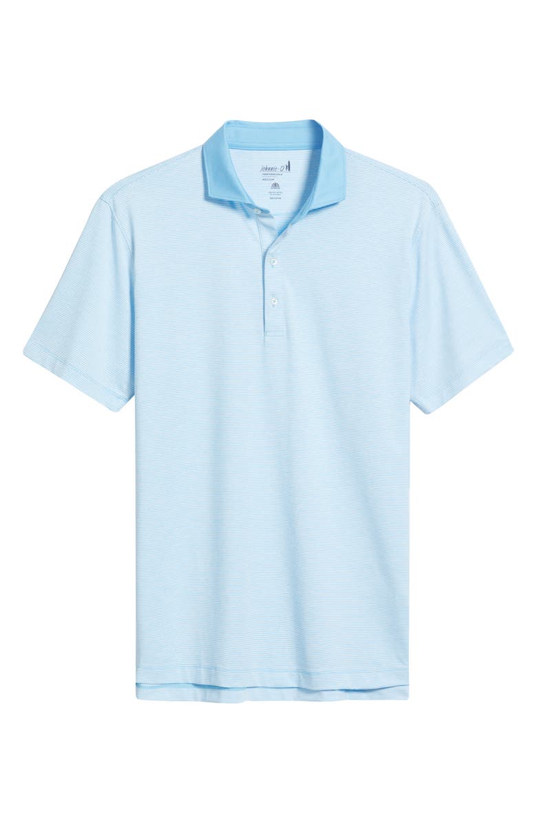johnnie-O Reagan Stripe PREP-FORMANCE Golf Polo, Alternate, color, Mahalo
