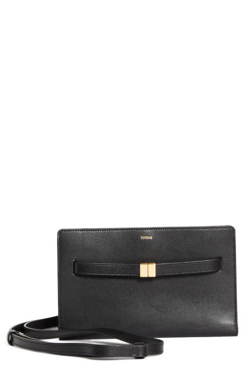 Belted Leather Crossbody Bag