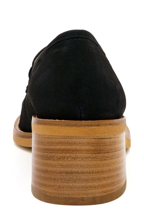 Amalfi By Rangoni Abele Penny Loafer In Black Long Beach