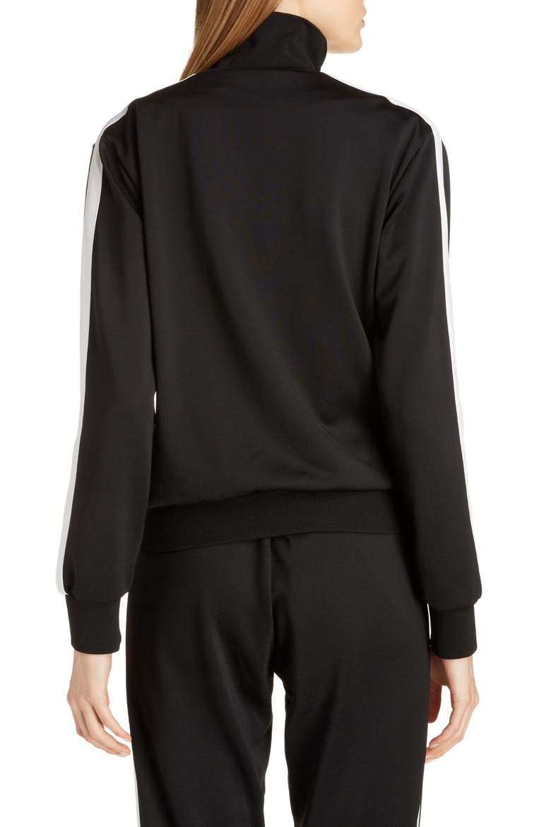 Logo Track Jacket, Alternate, color, BLACK/ WHITE