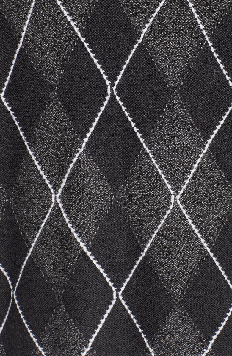 Haute Hippie Oversize Argyle Cardigan, Alternate, color, 