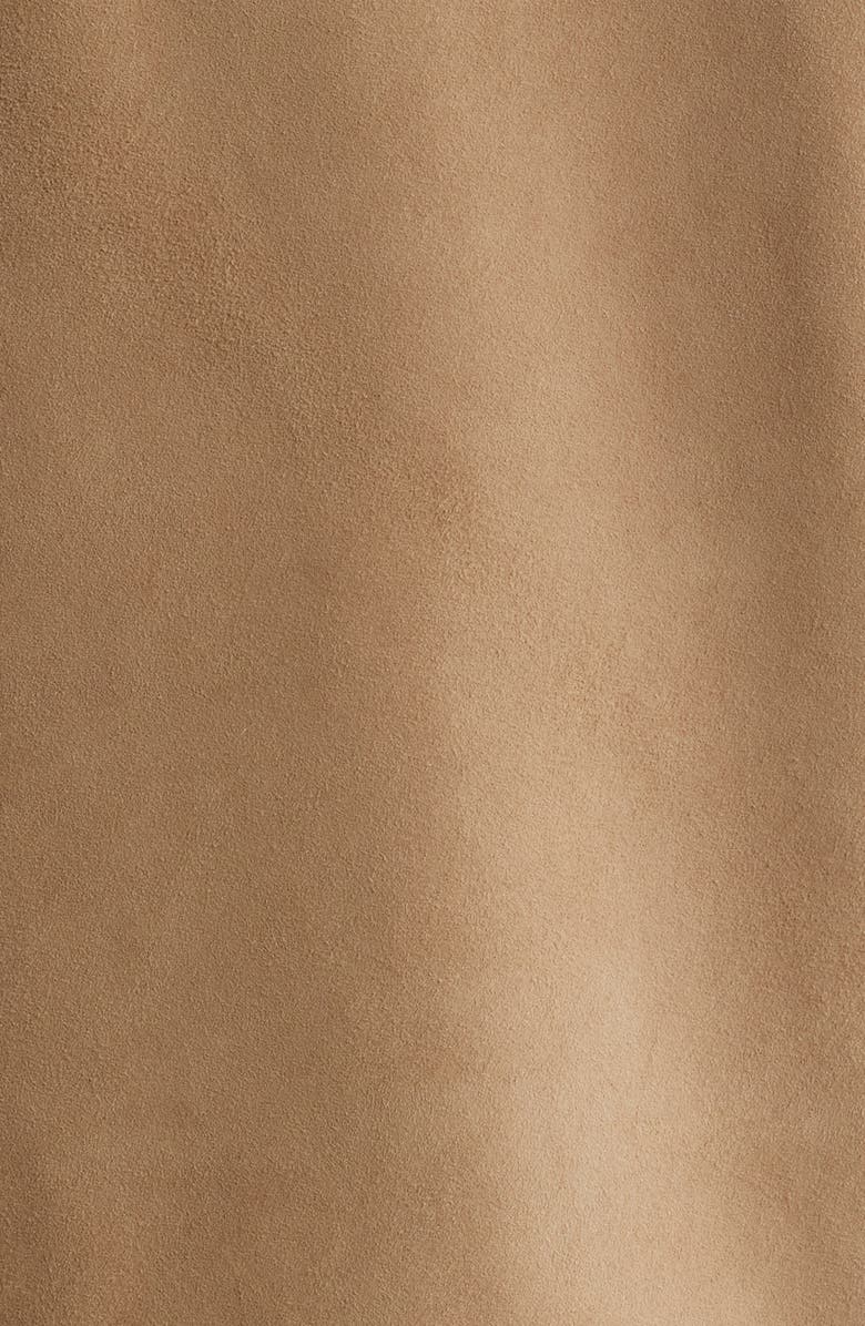 Nordstrom Suede Jacket, Alternate, color, Tan Greige
