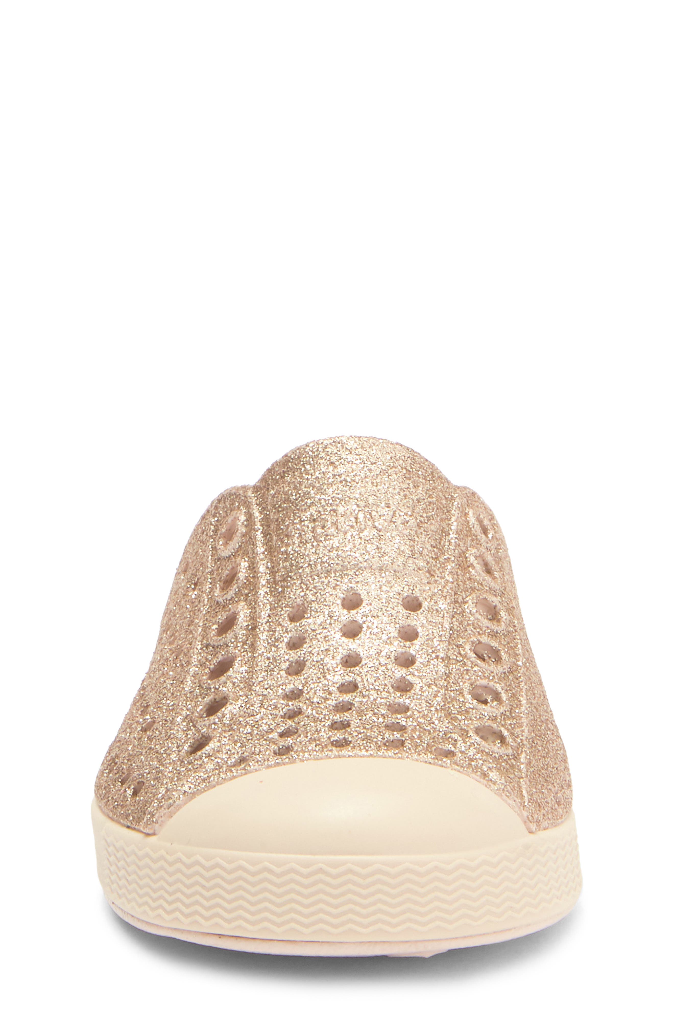 Native Shoes Kids' Jefferson Bling Slip-On Sneaker, Alternate, color, Rock Salt Bling/ Rocksalt Pink