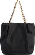 Dolce Vita Karol Rhinestone Strap Satin Handbag