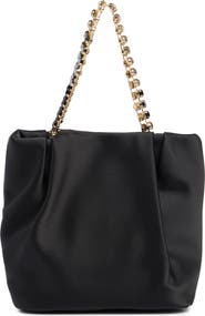 Dolce Vita Karol Rhinestone Strap Satin Handbag