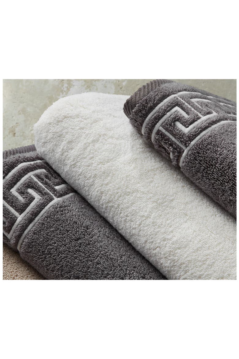 Adelphi Cotton Hand Towel, Alternate, color, CHARCOAL