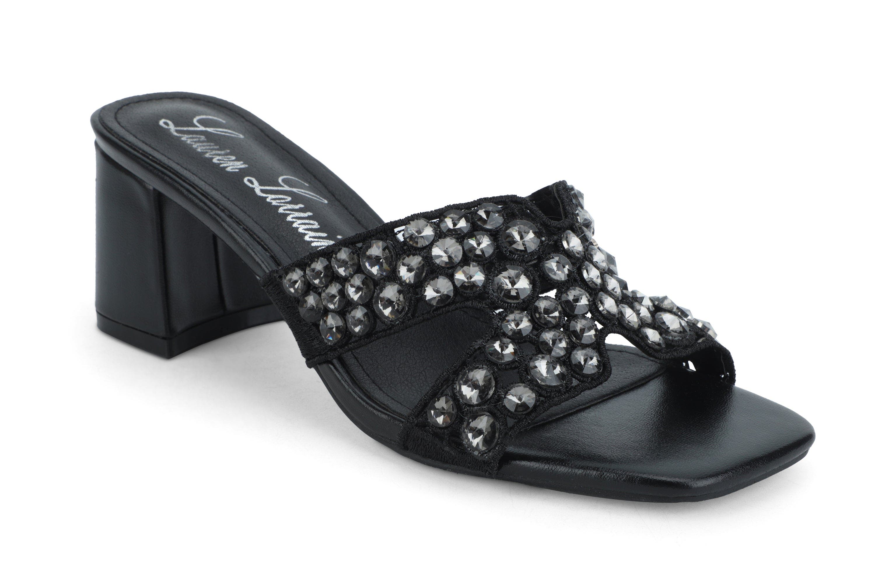 Lauren Lorraine Sassy Sandals, Main, color, Black