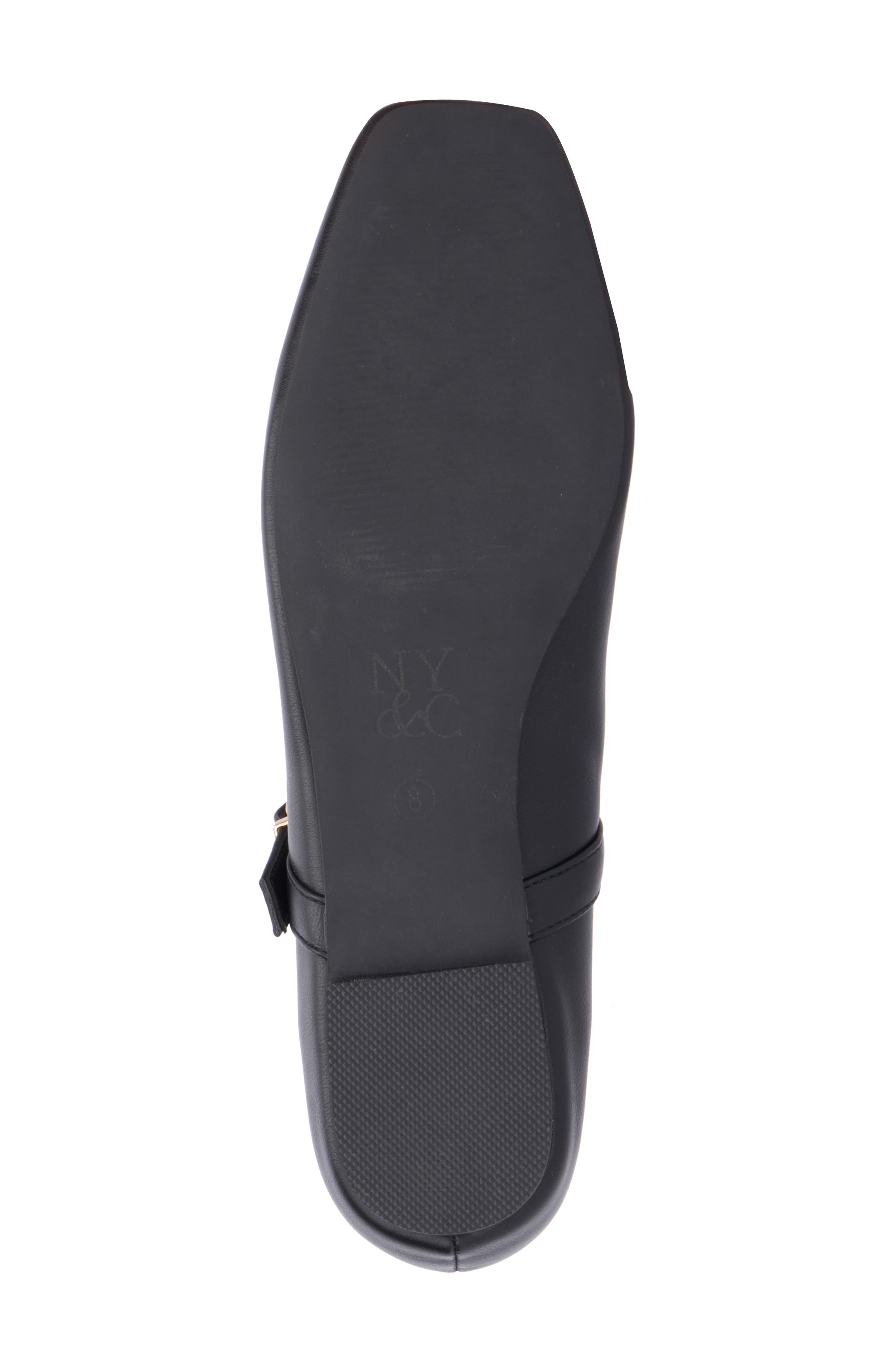 NEW YORK AND COMPANY Page Mary Jane Ballet Flat, Alternate, color, Black