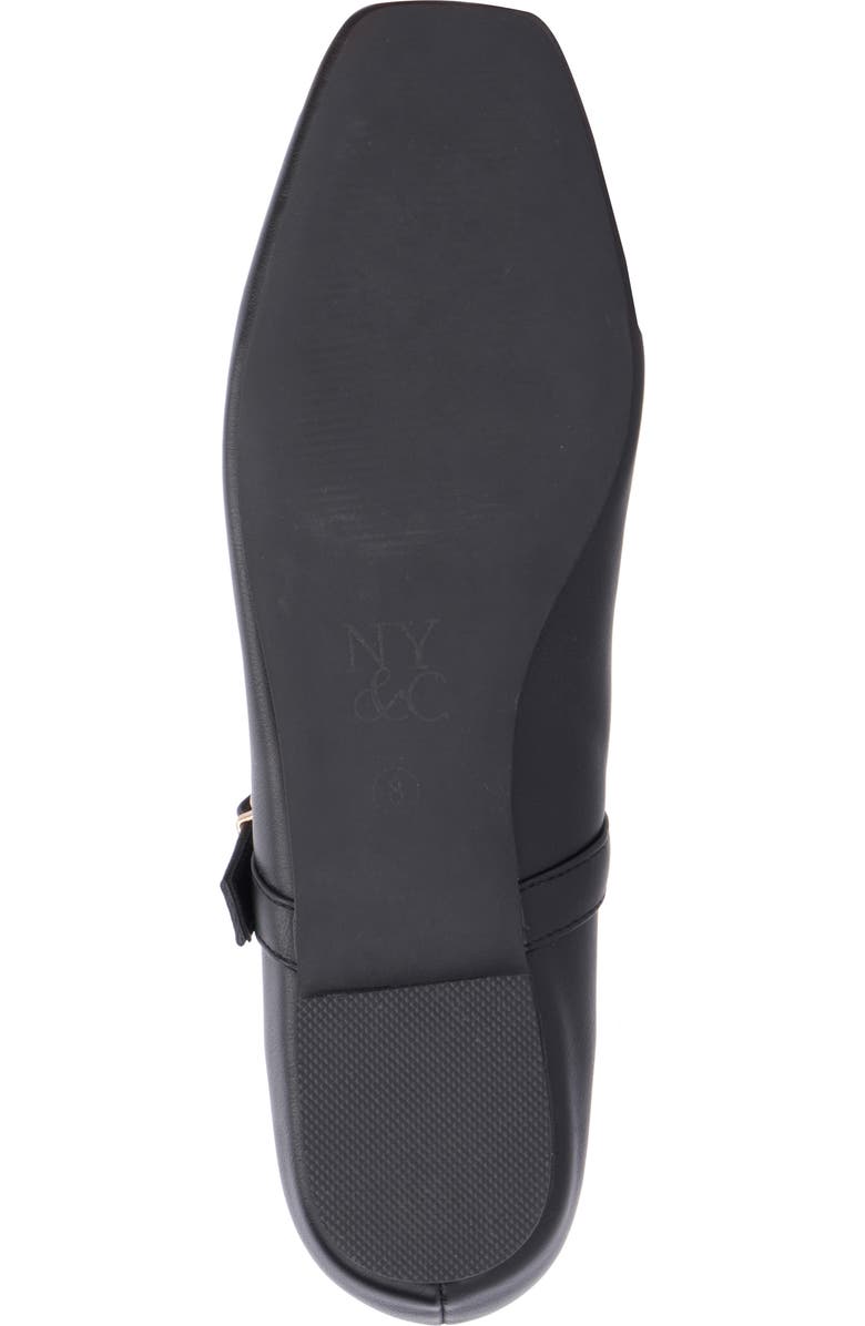NEW YORK AND COMPANY Page Mary Jane Ballet Flat, Alternate, color, Black