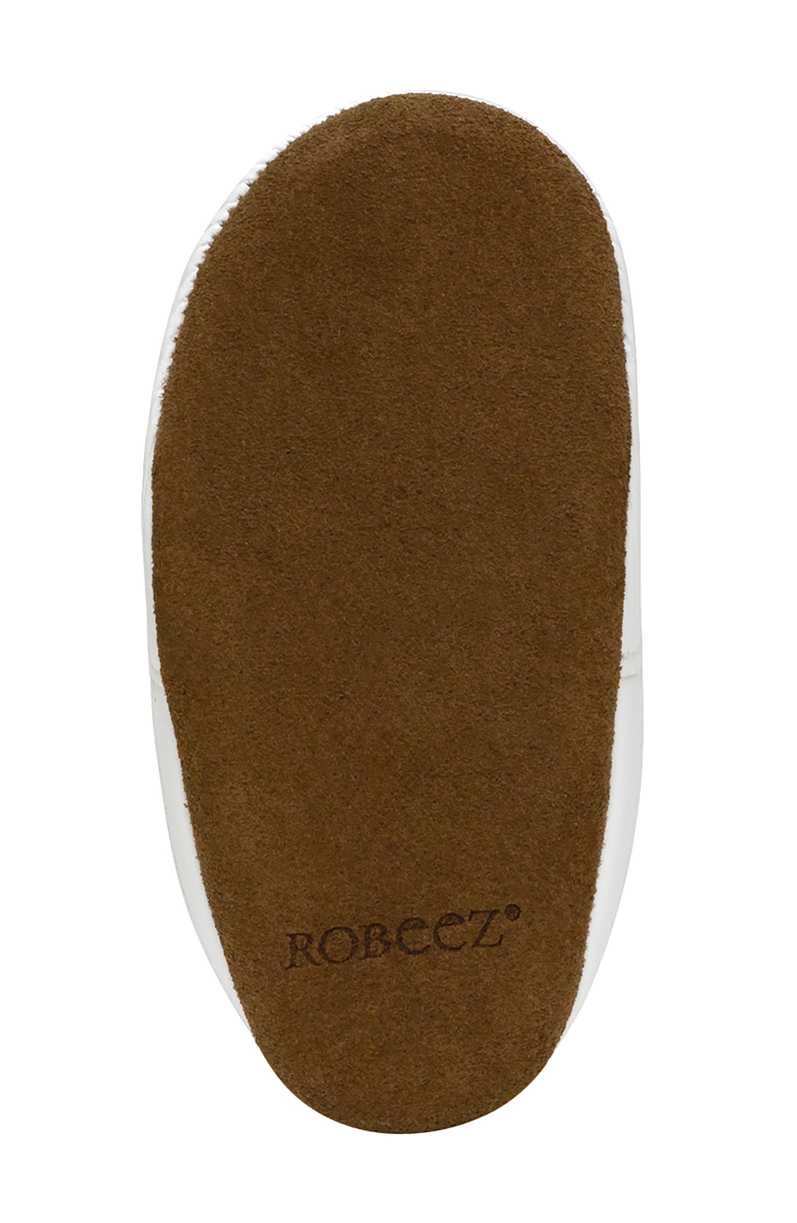 Robeez<sup
®</sup
 Stylish Steve Crib Shoe, Alternate, color, Tan