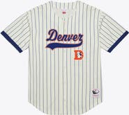 Mitchell & Ness Men's Mitchell & Ness John Elway Cream Denver Broncos Name & Number Mesh Fashion Jersey